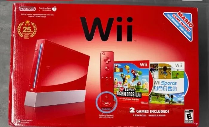 Wii Vermelho Novo