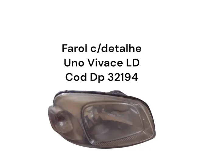 Farol LD Fiat uno vivace com detalhe