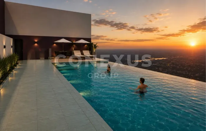 Flat 34m² Dubai Tower com vaga Uberaba