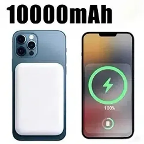 Carregador Portátil Power Bank 10000mAh Sem Fio Magnético 15W e 20W