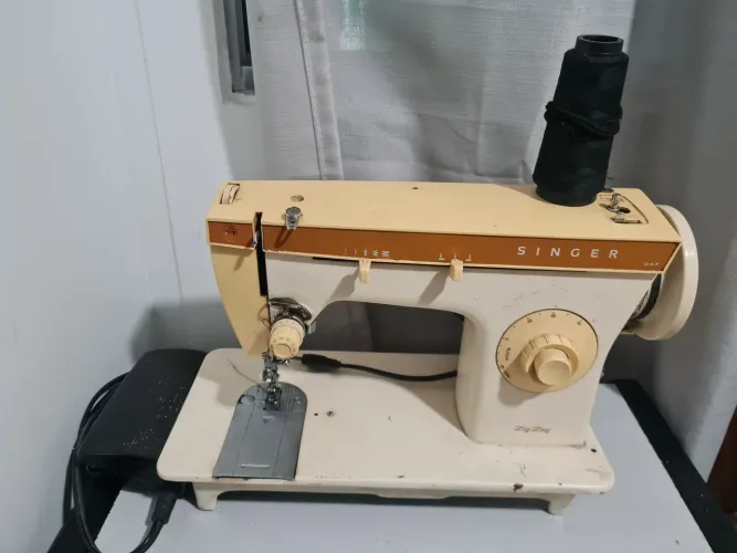 Maquina Costura Zig Zag Mod. 247 Funcionando.