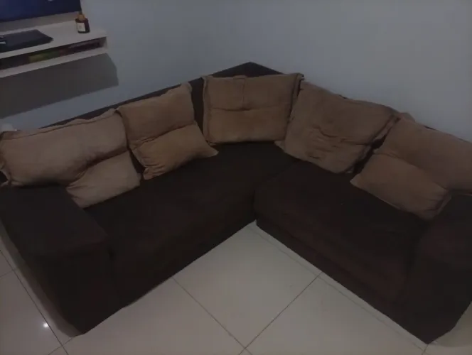Sofá de canto 5 lugares