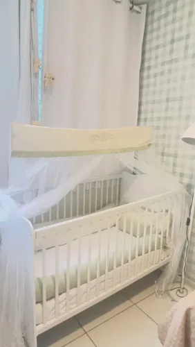 Kit berço, almofada de amamentação e ninho