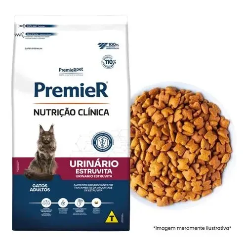 Ração Premier Nutrição Clínica Urinário Estruvita 
