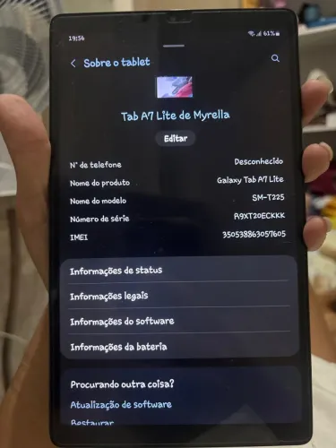 Tlabet Galaxy tab A7 li-te