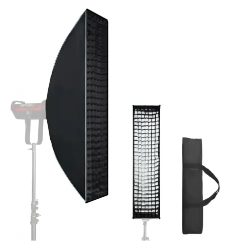 Softbox Strip Light 30x120cm Bowens Com Grid