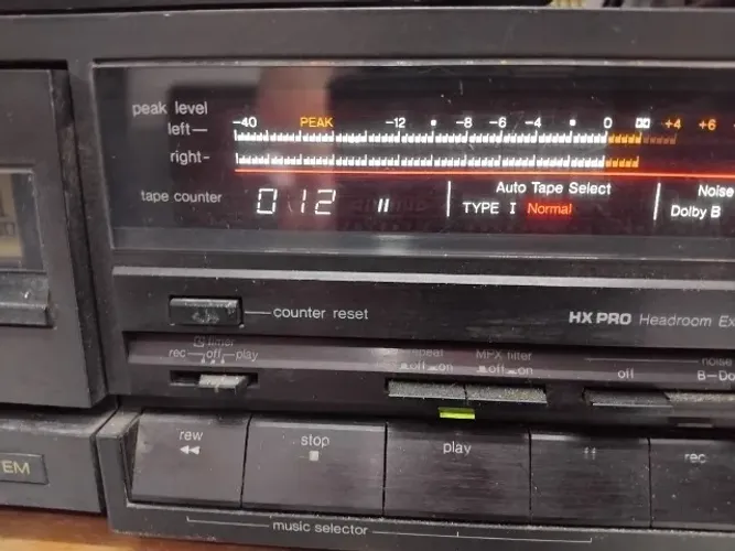 Tape Deck Technics RS-B905 três cabeças para reparo