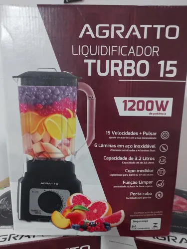 Liquidificador turbo 15 velocidade 