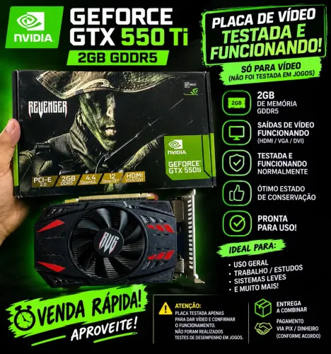 GTX 550 Ti 2GB GDDR5 