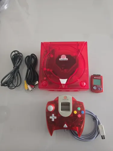 Dreamcast com Gdemu VA1 Vermelho