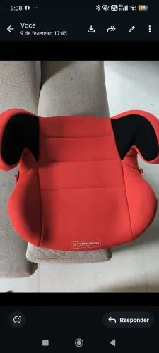 Cadeira de criança de 4 a 7!para carro 