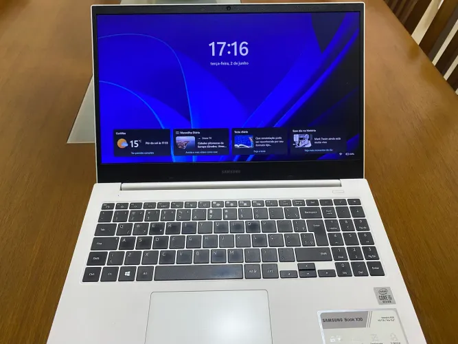 Notebook Samsung Book X30 i5 10ª Geração 8GB SSD 512GB Tela 15,6
