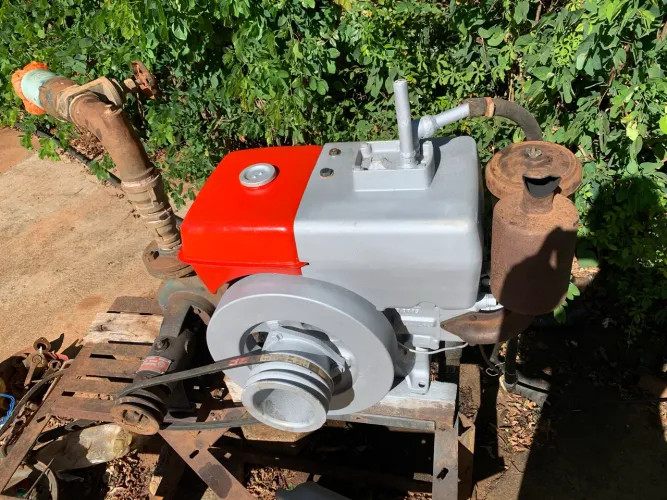 Motor Yanmar NS 11 com Bomba 50 40 17 Motobomba