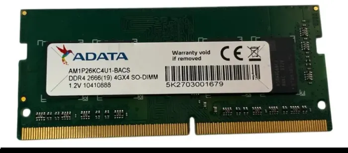 Adata memória ram 4gb 2666mhz ddr4 notebook