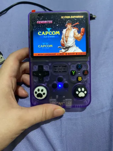 MiniGame R36S + 15 mil jogos 128gb NÃO TRAVA