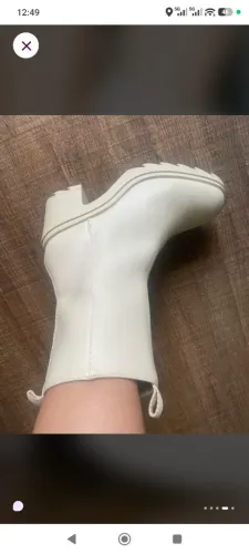 Bota zara branca