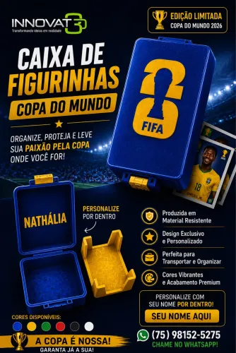 CAIXA DE FIGURINHAS - COPA DO MUNDO 2026