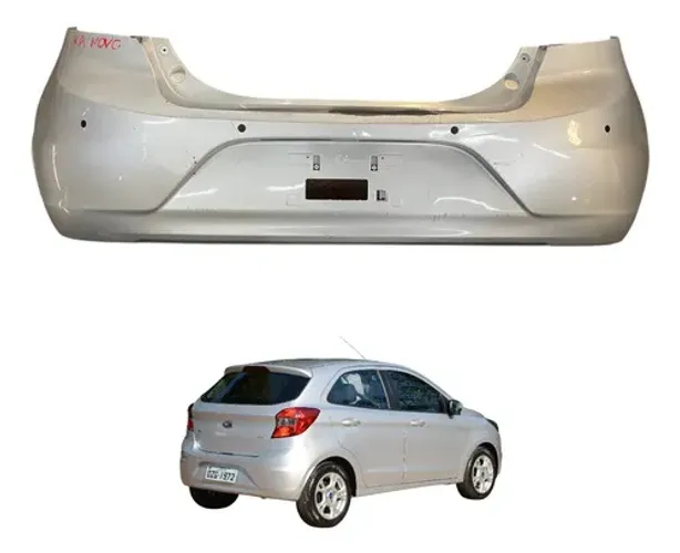 Parachoque Traseiro Ford Ka Hacth 2013 2015 2016 2017 2018