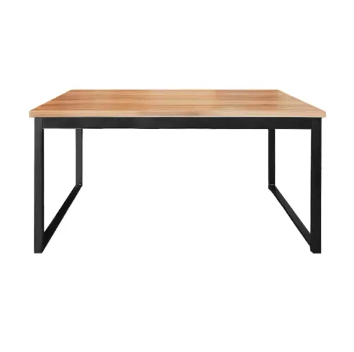 Mesa Office Tampo Grosso Industrial 1,20m Nogal/preto