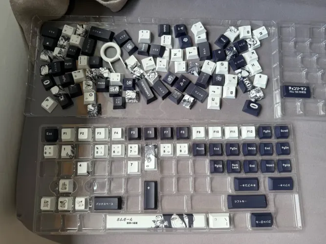 keycaps chainsaw man teclado 75% 100%