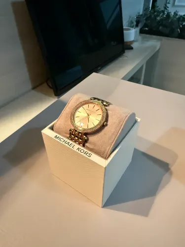 Relógio feminino Michael Kors em ouro rosa Mk3192