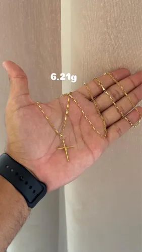 Vendo cordão em ouro 18k 65 centímetros