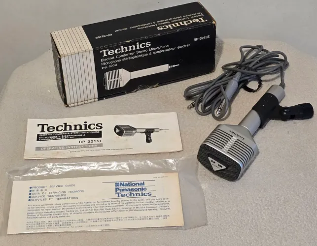 Microfone Condensador Stereo Technics RP-3215E