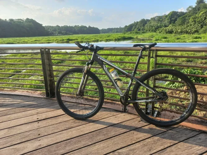 Vende-se bicicleta aceito cartão