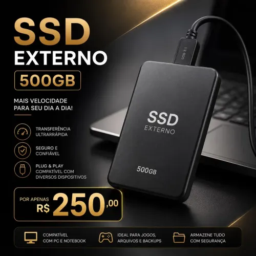 SSD Externo 500GB
