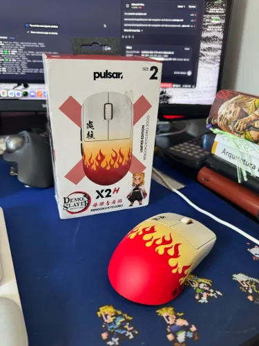 Mouse Pulsar X2h Wireless Medium Demon Slayer - Kyojuro Rengoku