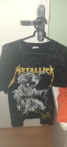 Camisa oficial tour Metallica importada