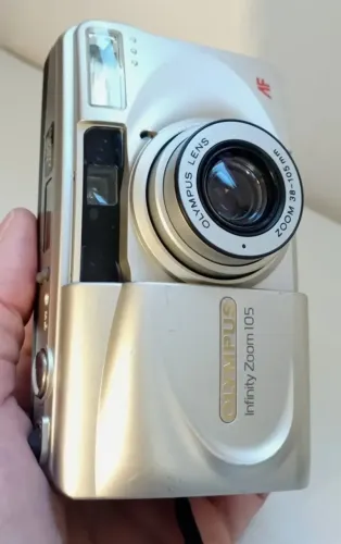 Câmera Analógica Olympus Infinity Zoom 105 (mju / Stylus)