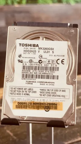 Hd Externo Toshiba 320Gb Novo 3.0