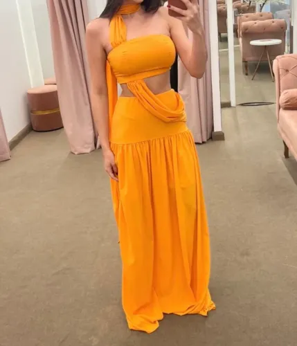 Vestido laranja