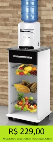 FRUTEIRA COM RODINHAS REPOSIÇÃO - A PRONTA ENTREGA
