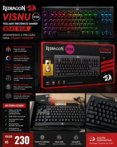 Teclado gamer 