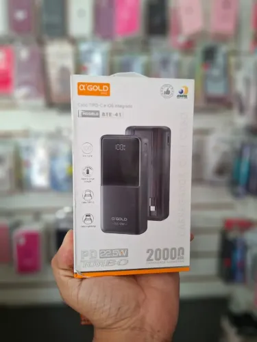 Carregador portátil 20.000 mAh aGold - entrega em slz e região
