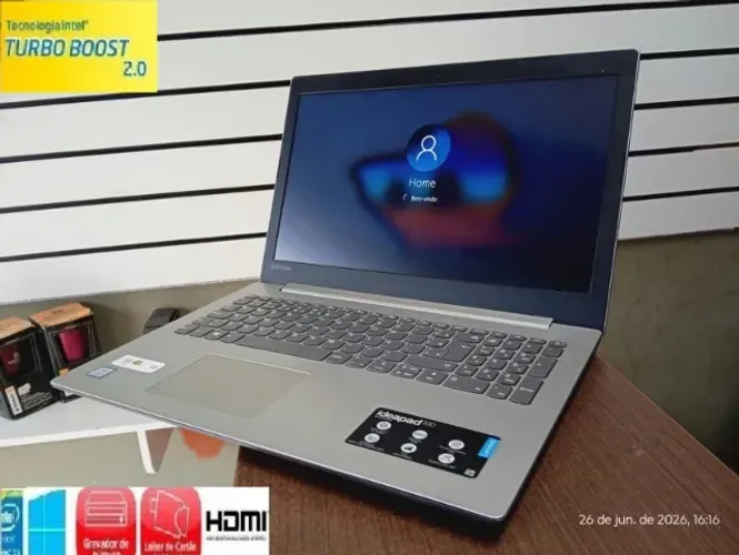 Notebook lenovo 330 I3 Setima Ge 4 Ram HD DE 1 Tb Gigas Tela Slim 15.6 Polegadas