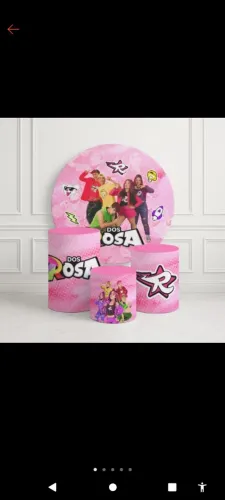 Kit capa para painel e trio de cilindro dos rosas