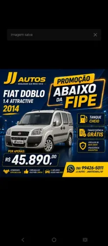Fiat Doblo Attractive 1.4 Fire Flex 8V 5P 2014