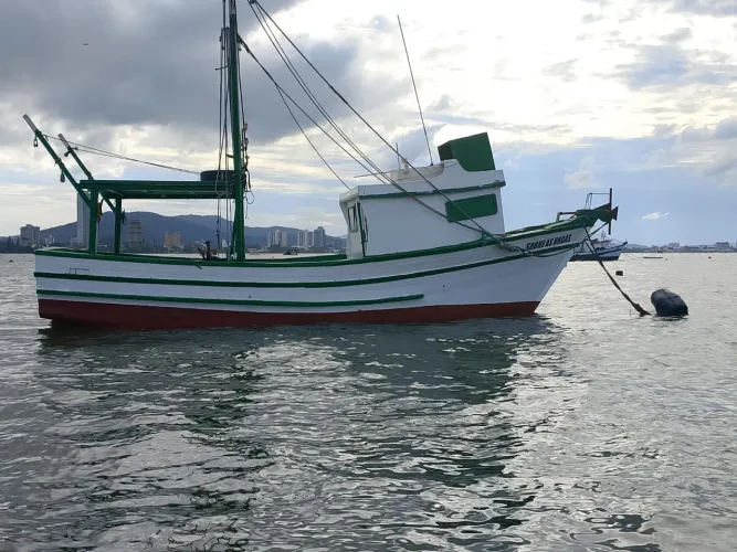 Bote de Arrasto para Camarão - Completo e Pronto para Trabalhar
