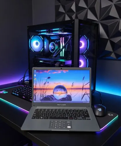 Notebook ultra fino bateria 5 hrs + NOVÍSSIMO 