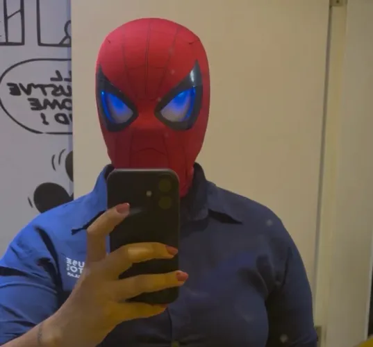 Máscara Homem Aranha