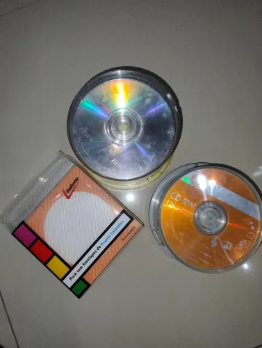 80 mídias virgens(cds e dvds)