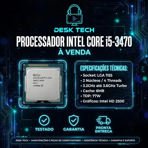 Vende se processador i5 3470