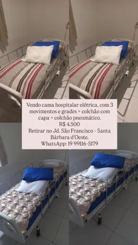 Cama hospitalar elétrica