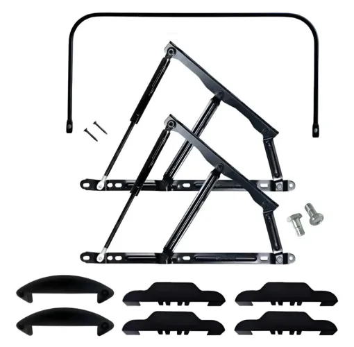 Kit ferragens para cama box baú Queen 