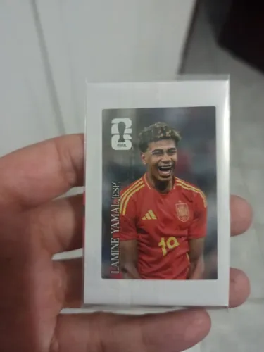 Figurinha Lamine Yamal da Coca Cola Copa do Mundo Fifa 2026