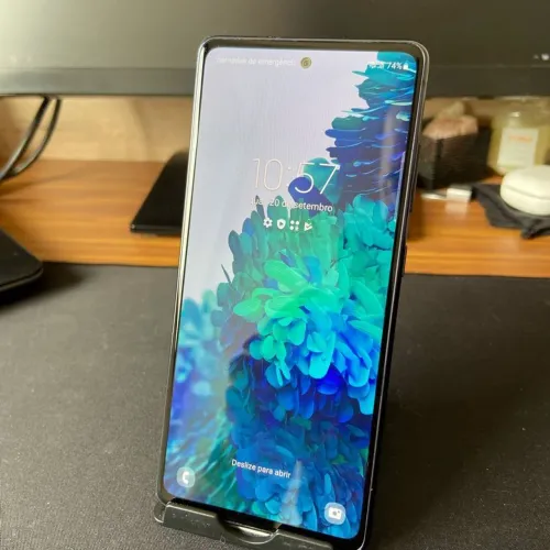 Samsung Galaxy S20 FE biometria não funciona 