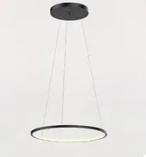 Lustre pendente Anel de led Hoop 1 Argola Aro em alumínio 